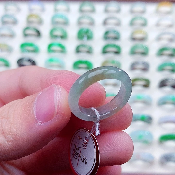 翡翠未镶嵌戒指15号