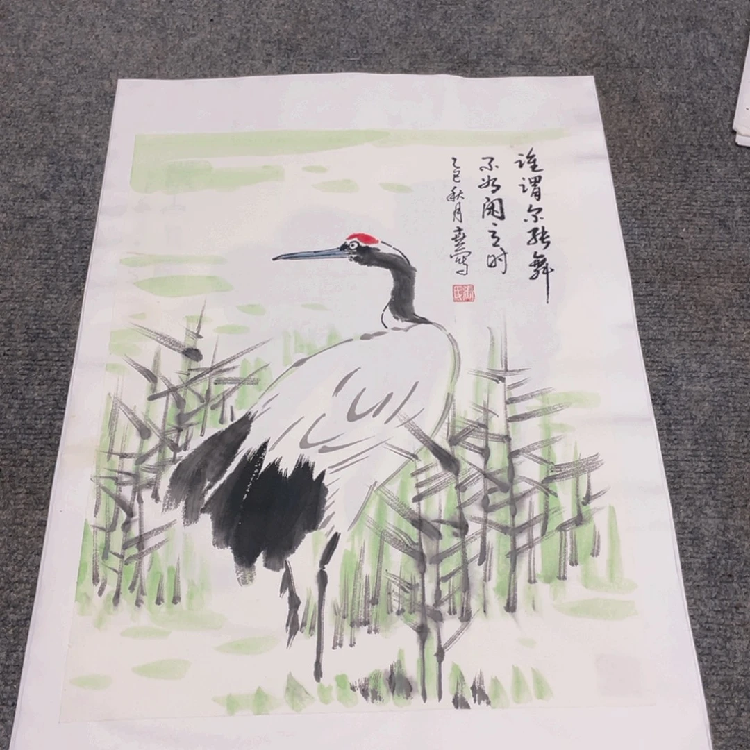 国画1.4平尺纯手绘国画作品