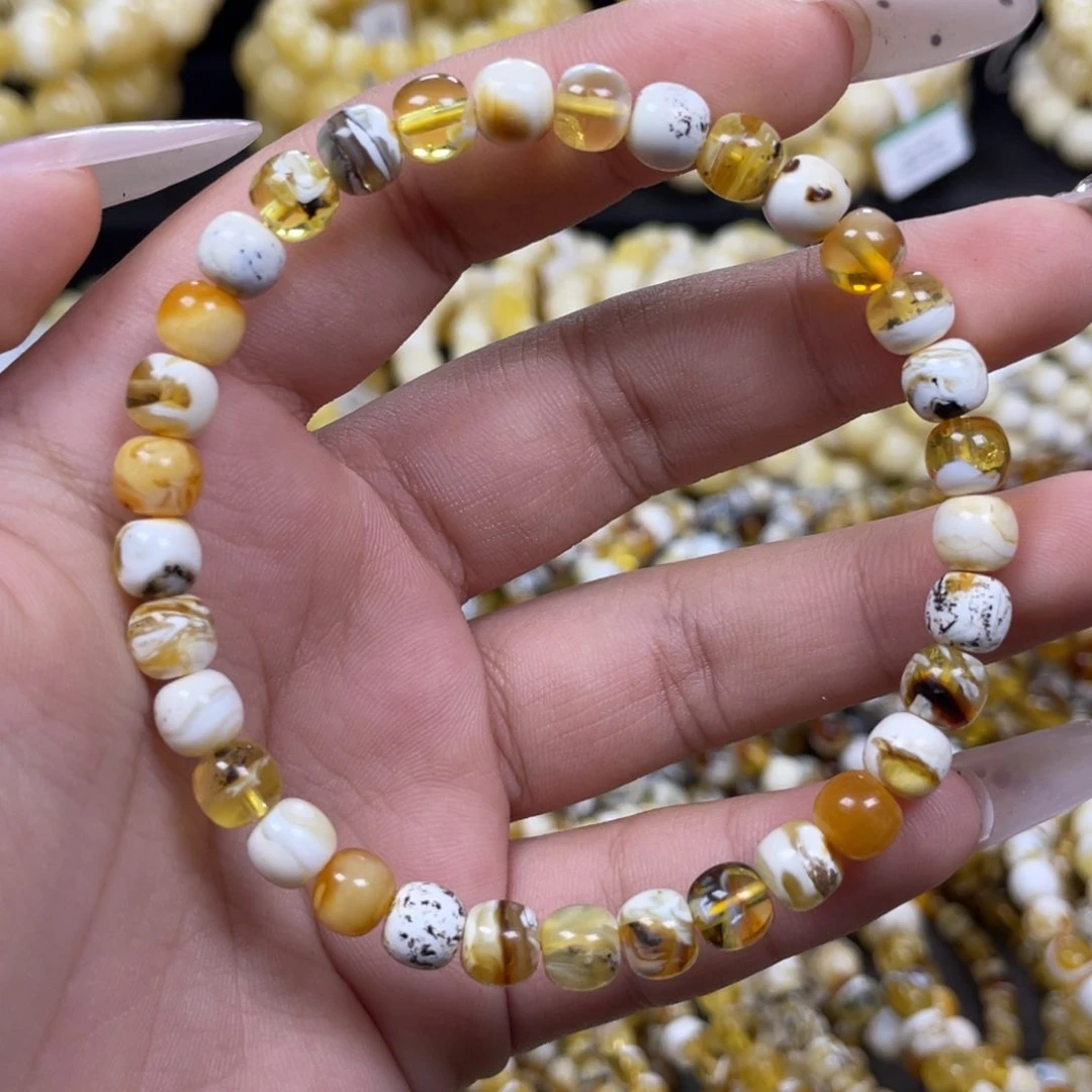 蜜蜡未镶嵌珠宝奇石6.5m