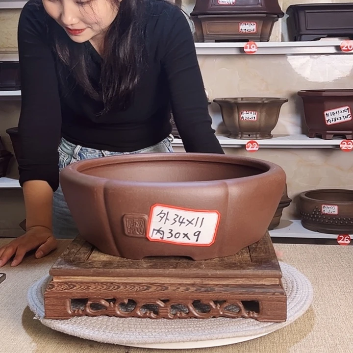 紫砂花盆紫砂花盆