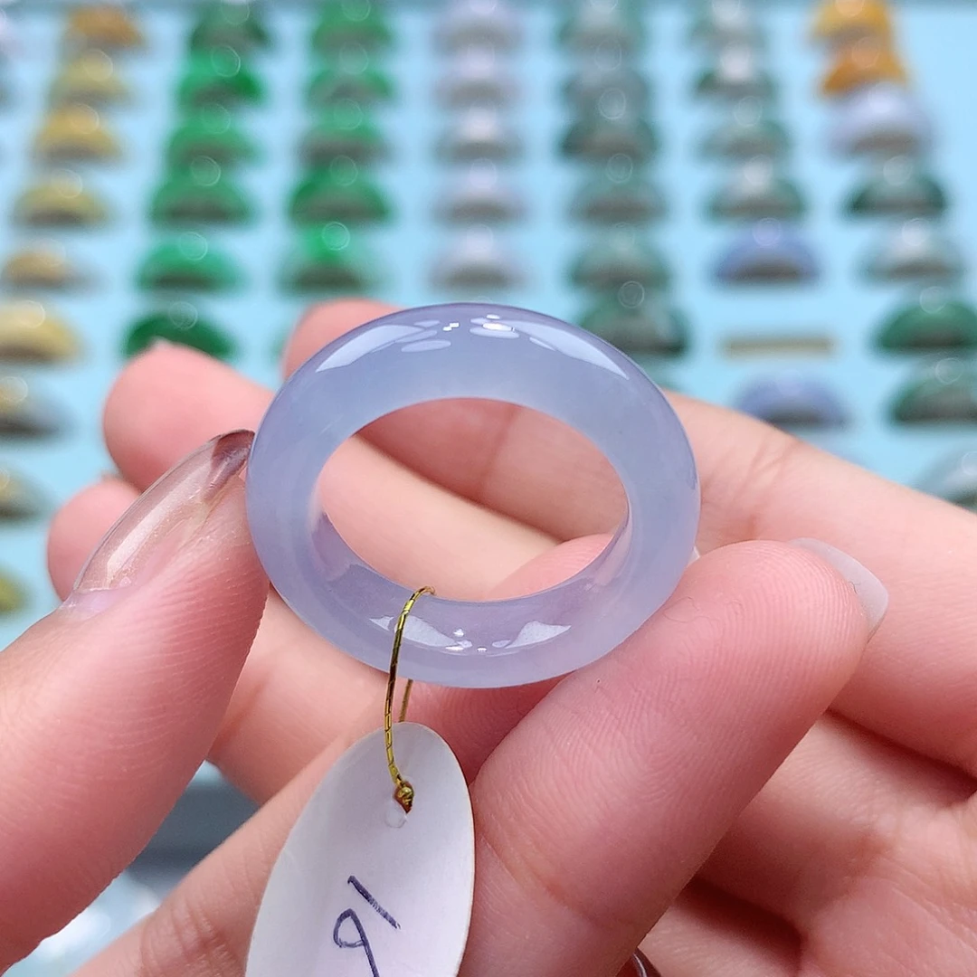 未镶嵌戒指翡翠16圈