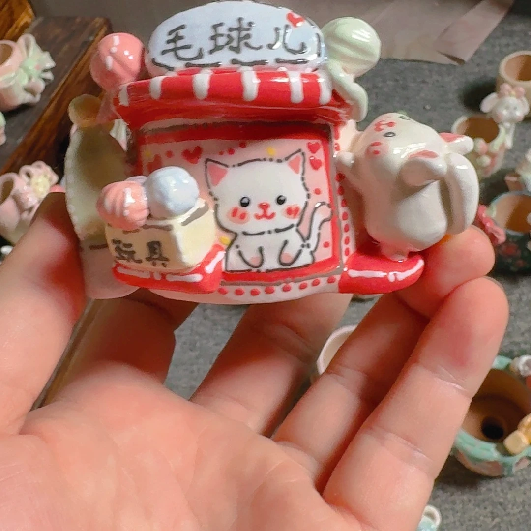 老梧家的手工陶瓷多肉花盆