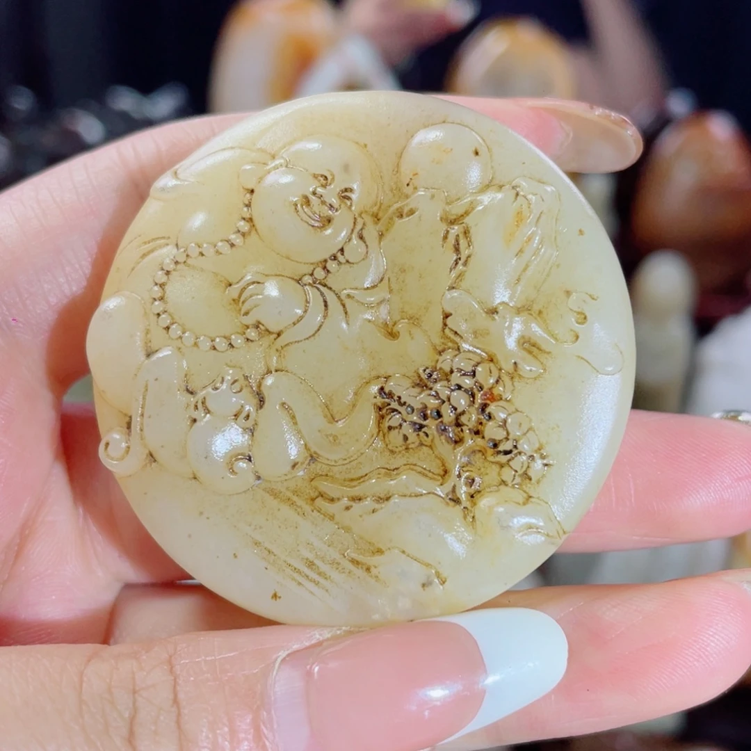 未镶嵌和田玉挂件75