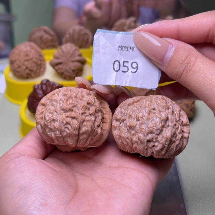文玩核桃把件五****4南瓜墩44.059
