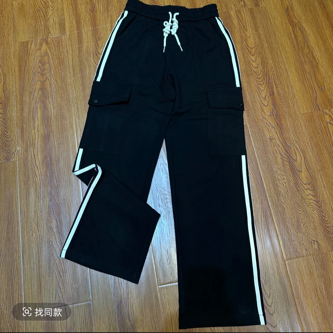 麦子家时尚直筒工装裤。941