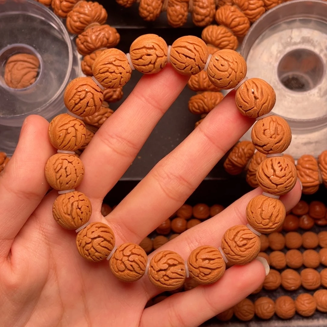 桃核吊坠秦岭核桃绣球