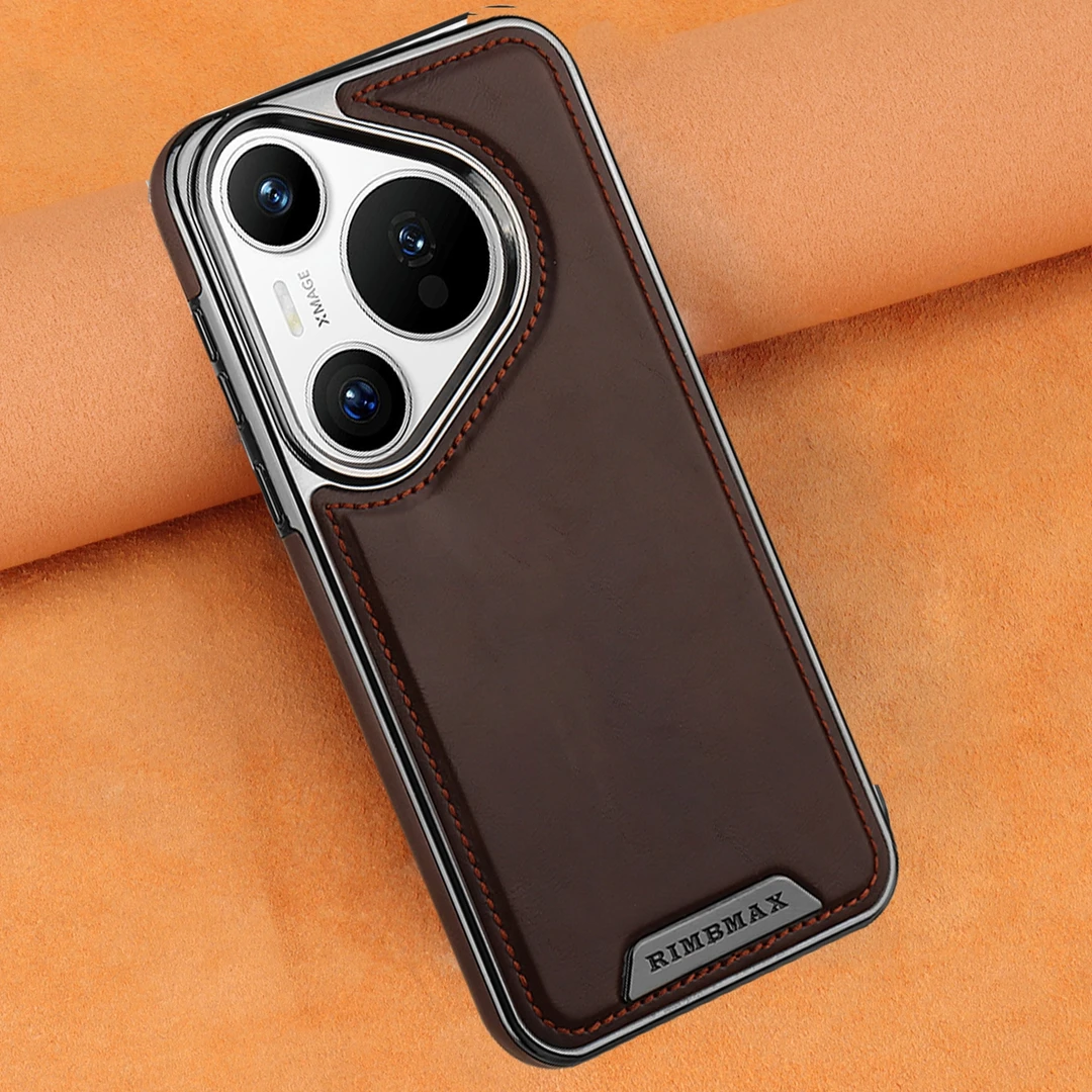 高档皮质磁吸壳适用华为pura70pro+手机壳新款pura70磨砂男保护套