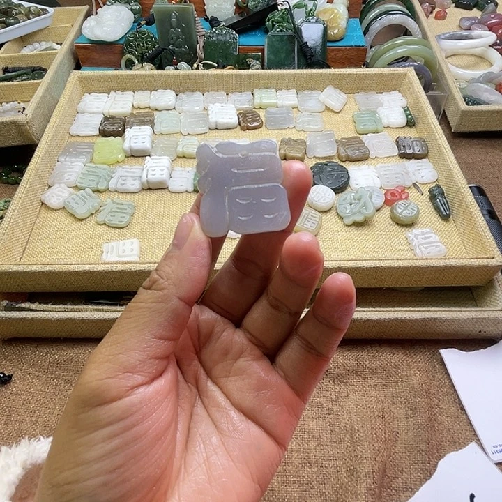 和田玉（糖玉）颈饰未镶嵌@****36