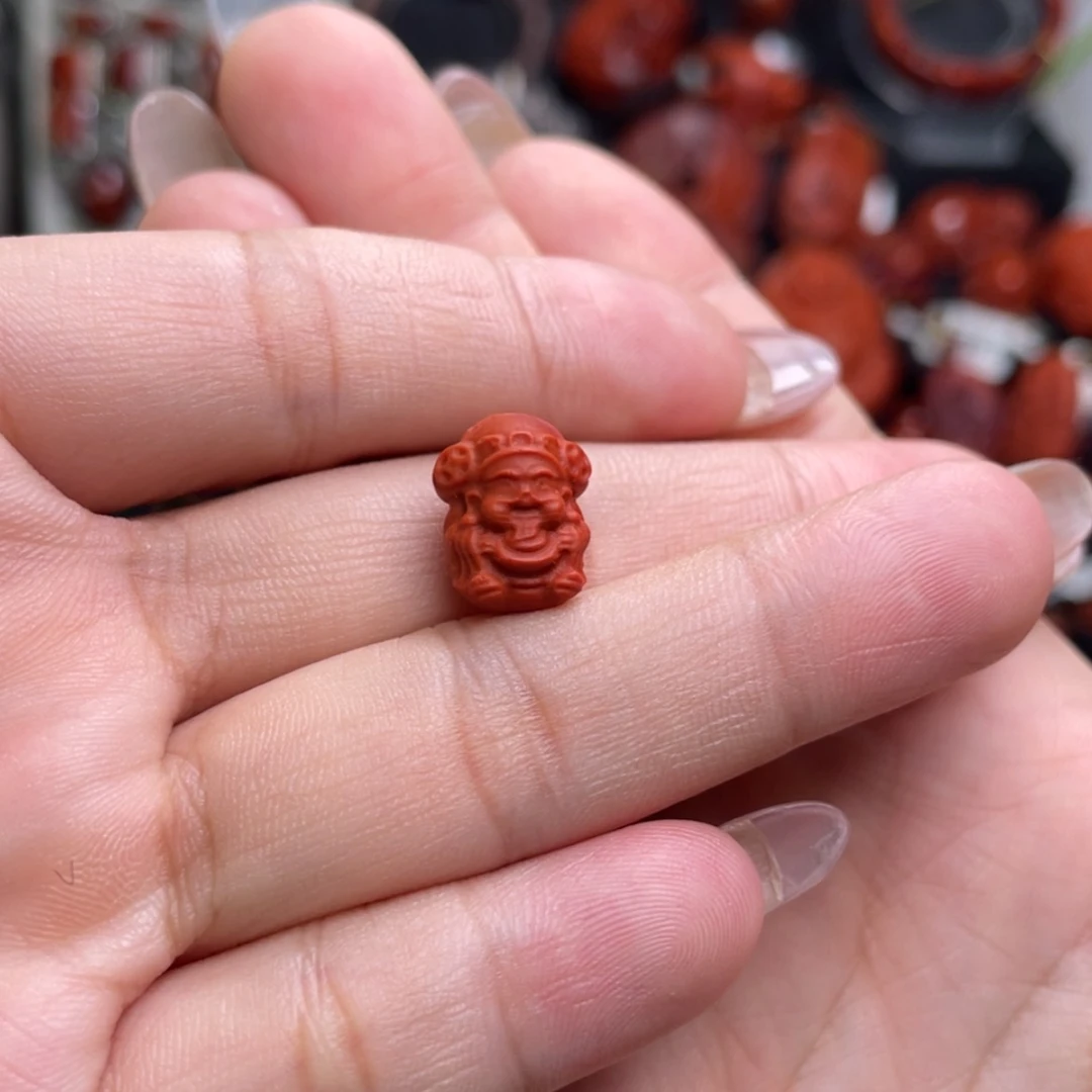 【闪购商品】未镶嵌财神爷10mm南红玛瑙璐*