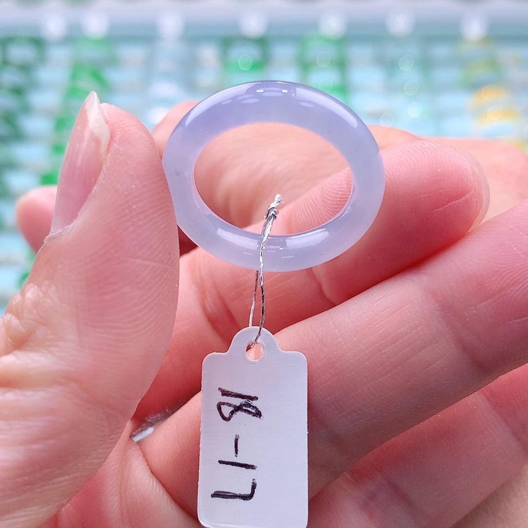 翡翠戒指未镶嵌A货缅甸翡翠