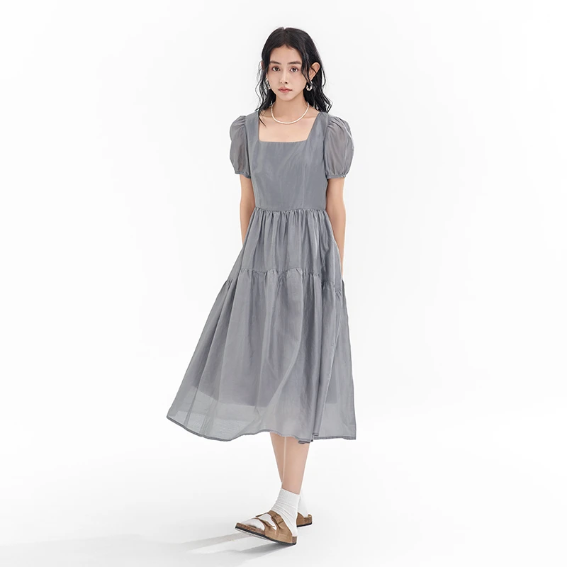 jessyline夏季新款 杰茜莱修身显瘦淑女连衣裙 421111294