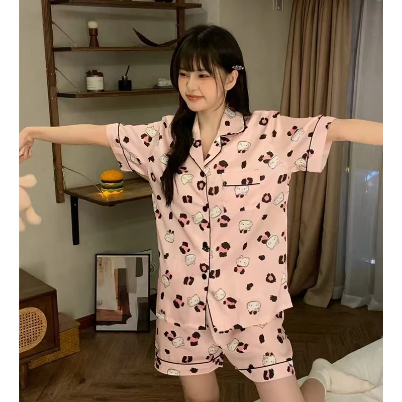 Sleep Password【粉豹KT短袖款】小众潮牌设计睡衣家居服【礼盒款】