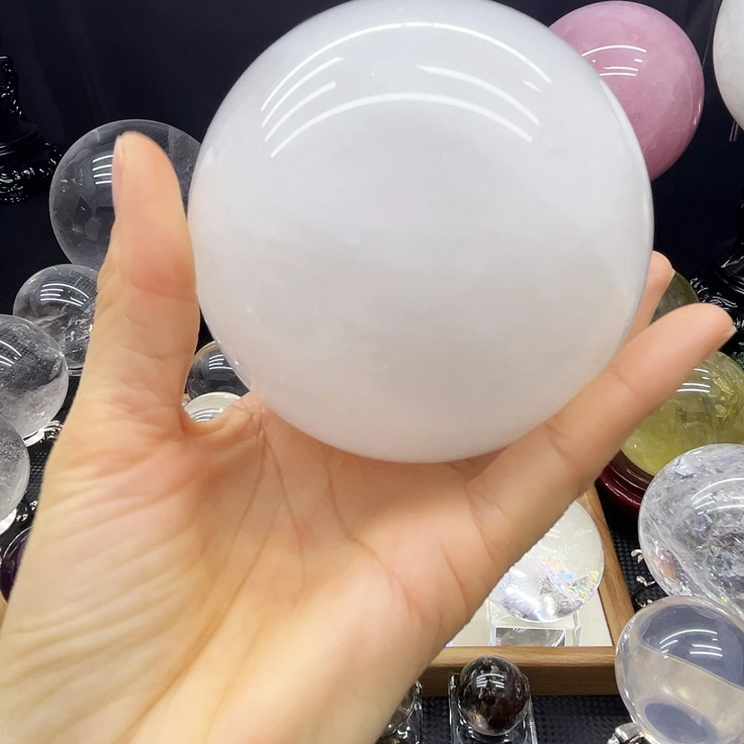 水晶珠宝半成品未镶嵌9.6公分微瑕