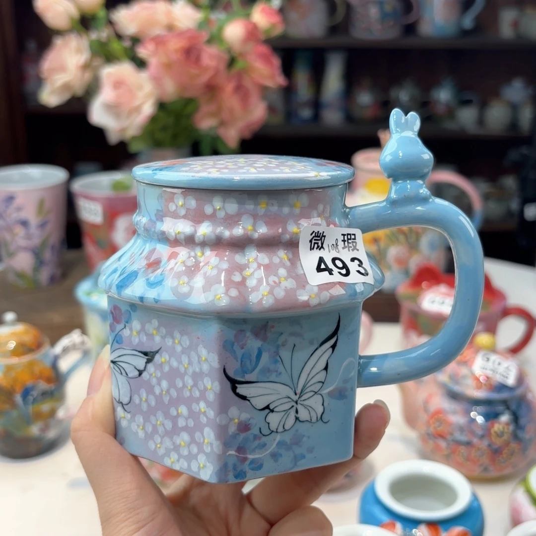 景德镇手绘高温釉下彩陶瓷茶具