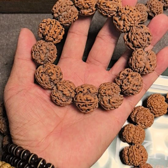 《***》金刚菩提手串四瓣大金刚手串，25左右尺寸