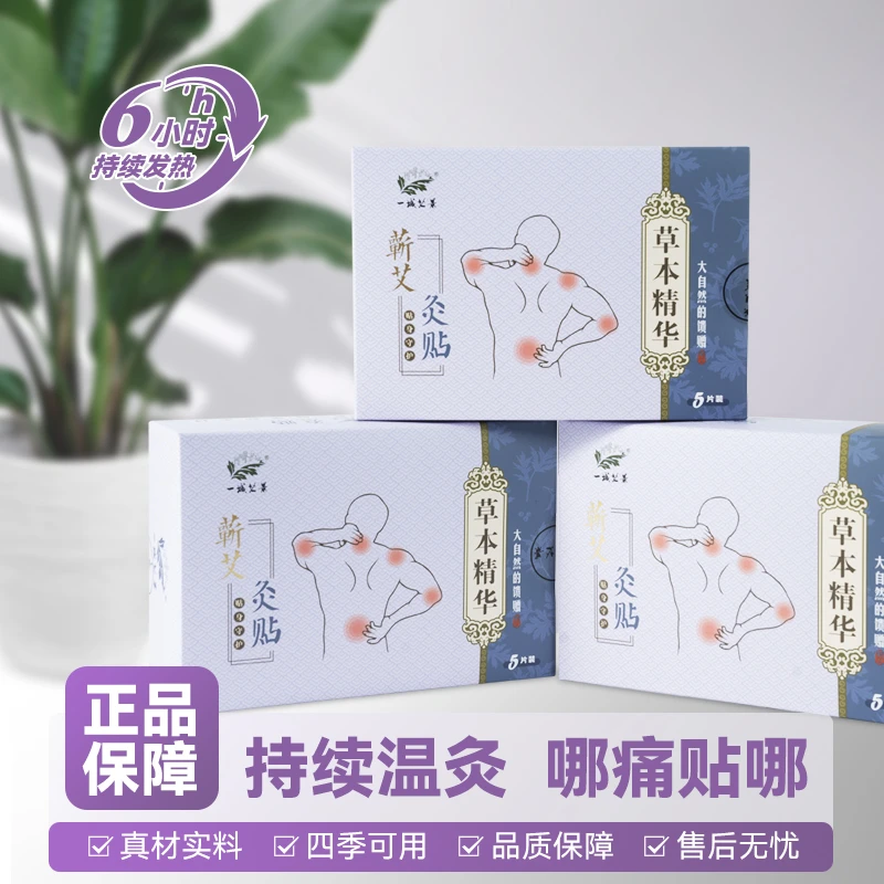 一城艾景蕲艾灸贴全身多功能多部位传统草本透气持久热敷贴便携