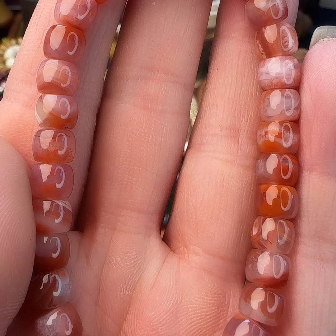 南红玛瑙手链未镶嵌