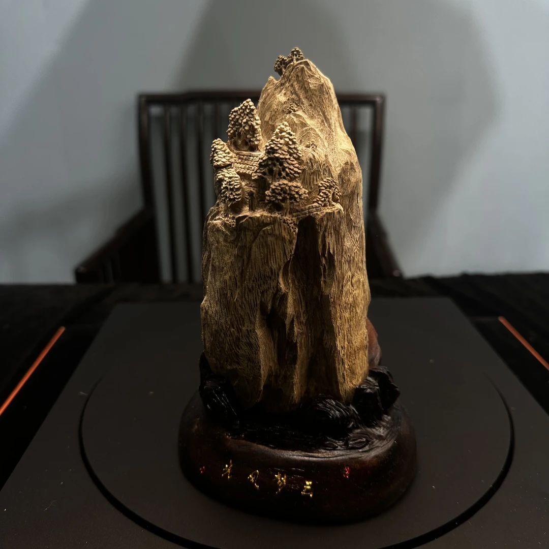 3958巴布亚沉香高山料云梦风光12.5x11x20cm 173g