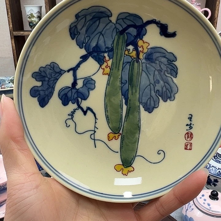 摆件陶景德镇陶瓷567老厂瓷90