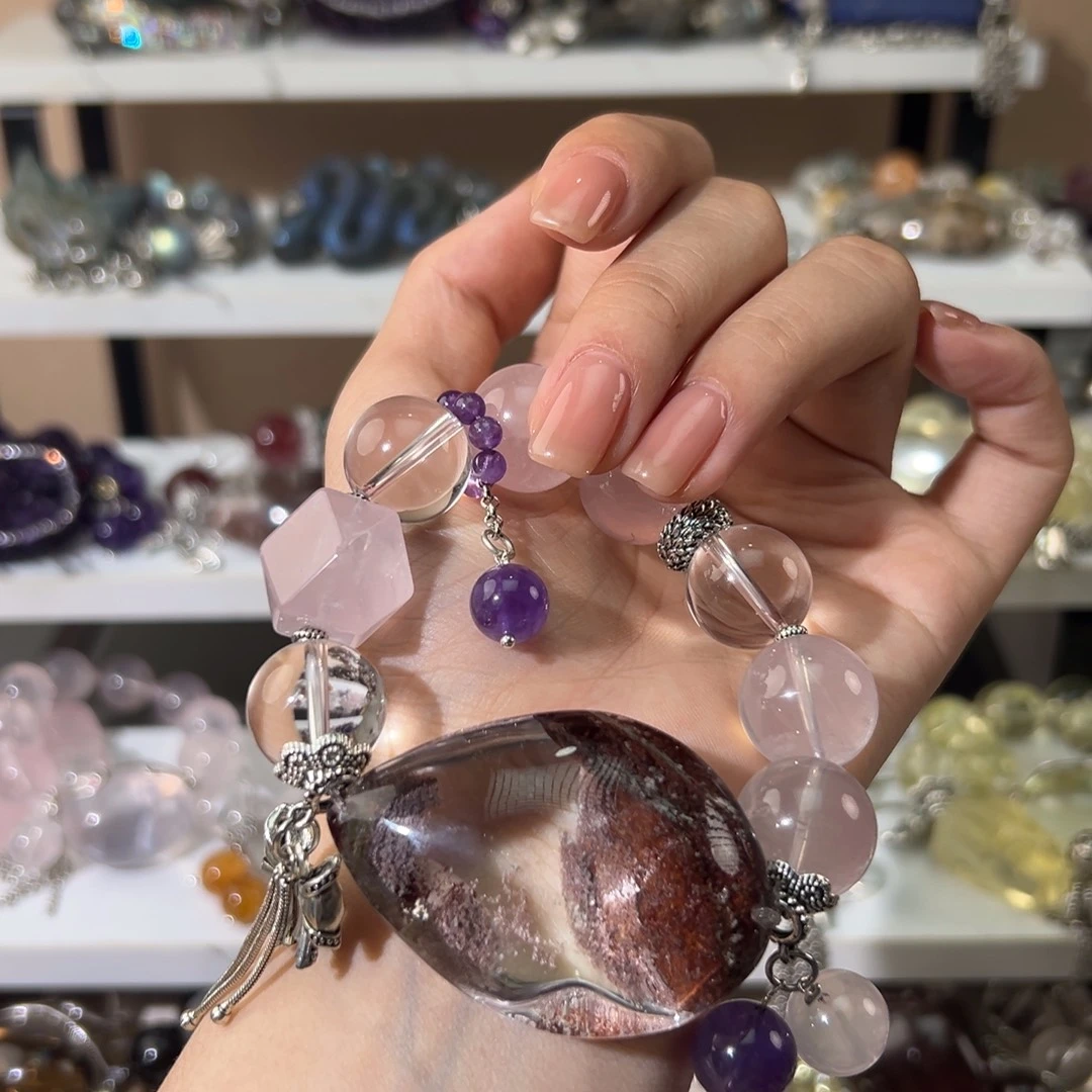 嘻***堂合金手链水晶手串