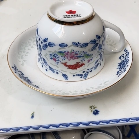 陶瓷咖啡杯一套陶瓷