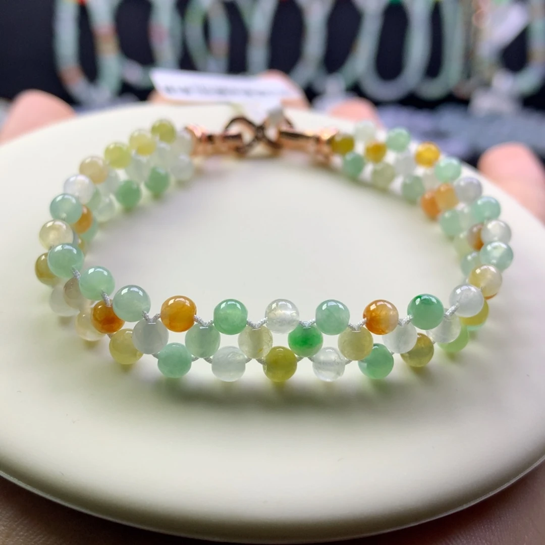 未镶嵌手串翡翠卡3.8