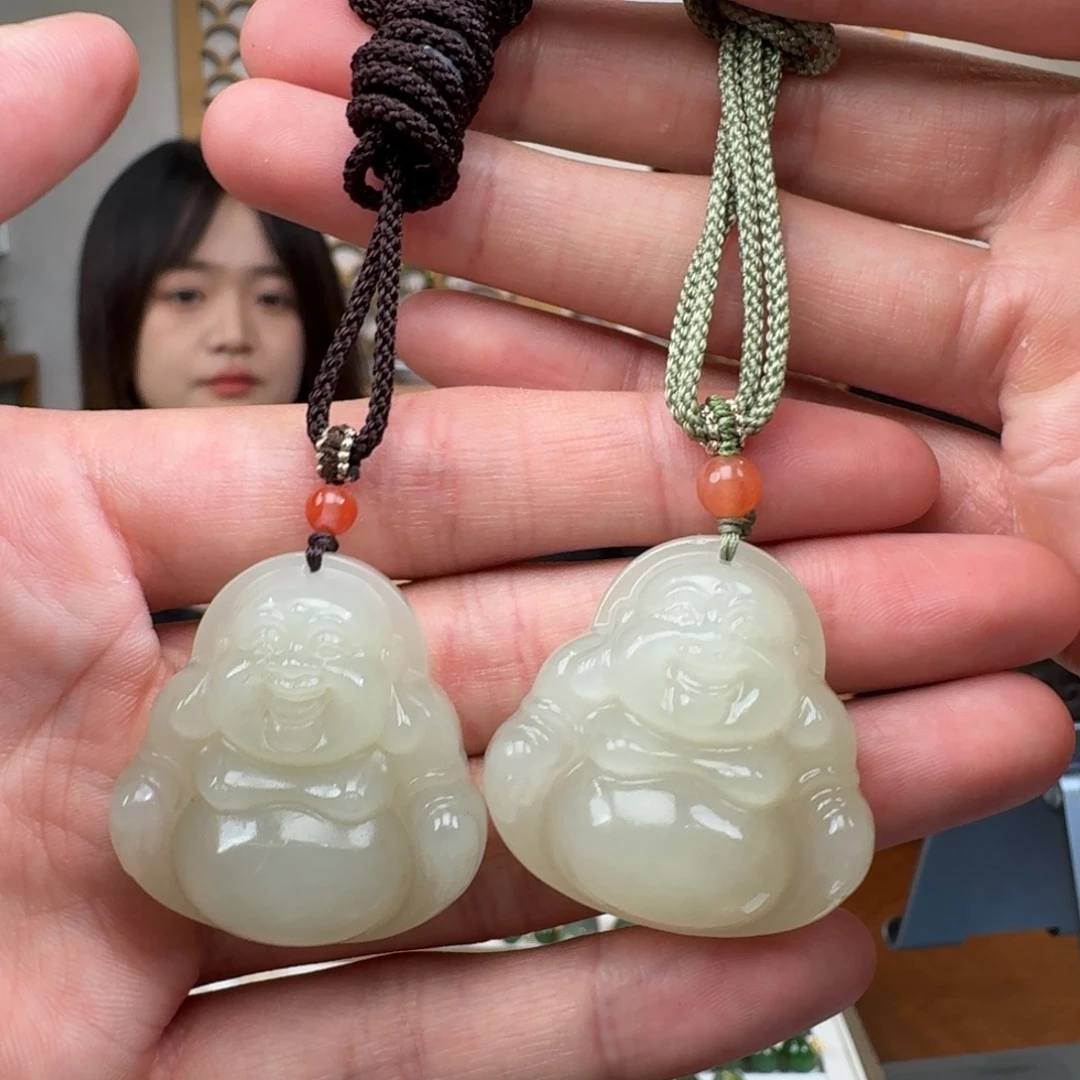 颈饰未镶嵌和田玉827淼淼卡35左右多样性发其一佛