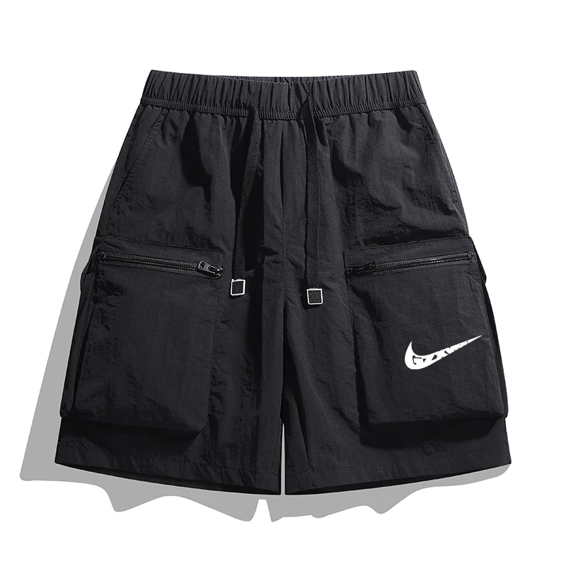 M夏季短裤青春活力日系短裤男宽松休闲宽松户外五分裤透气中裤