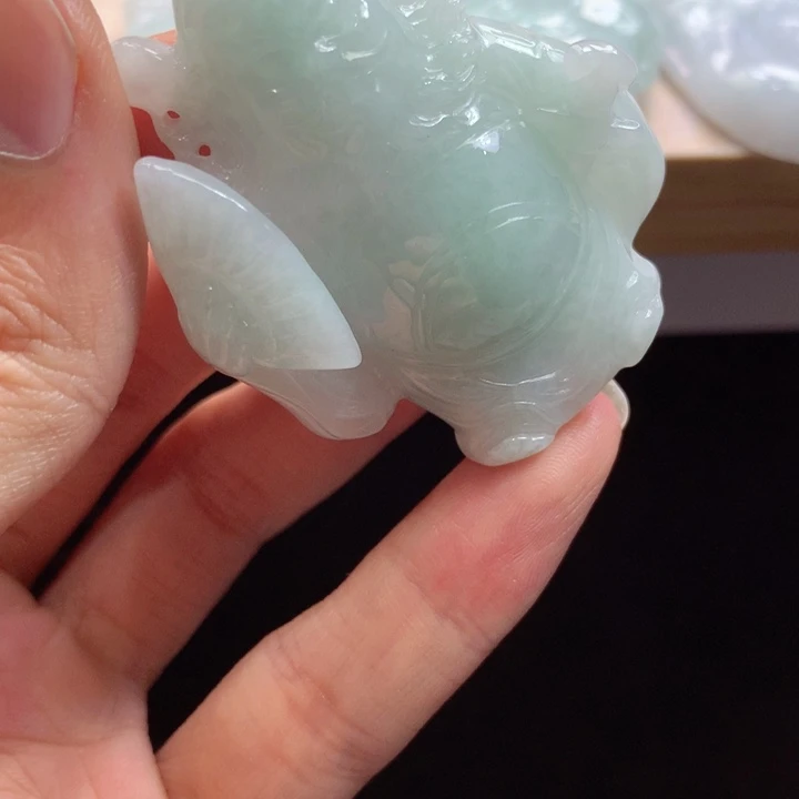 翡翠未镶嵌颈饰吊坠