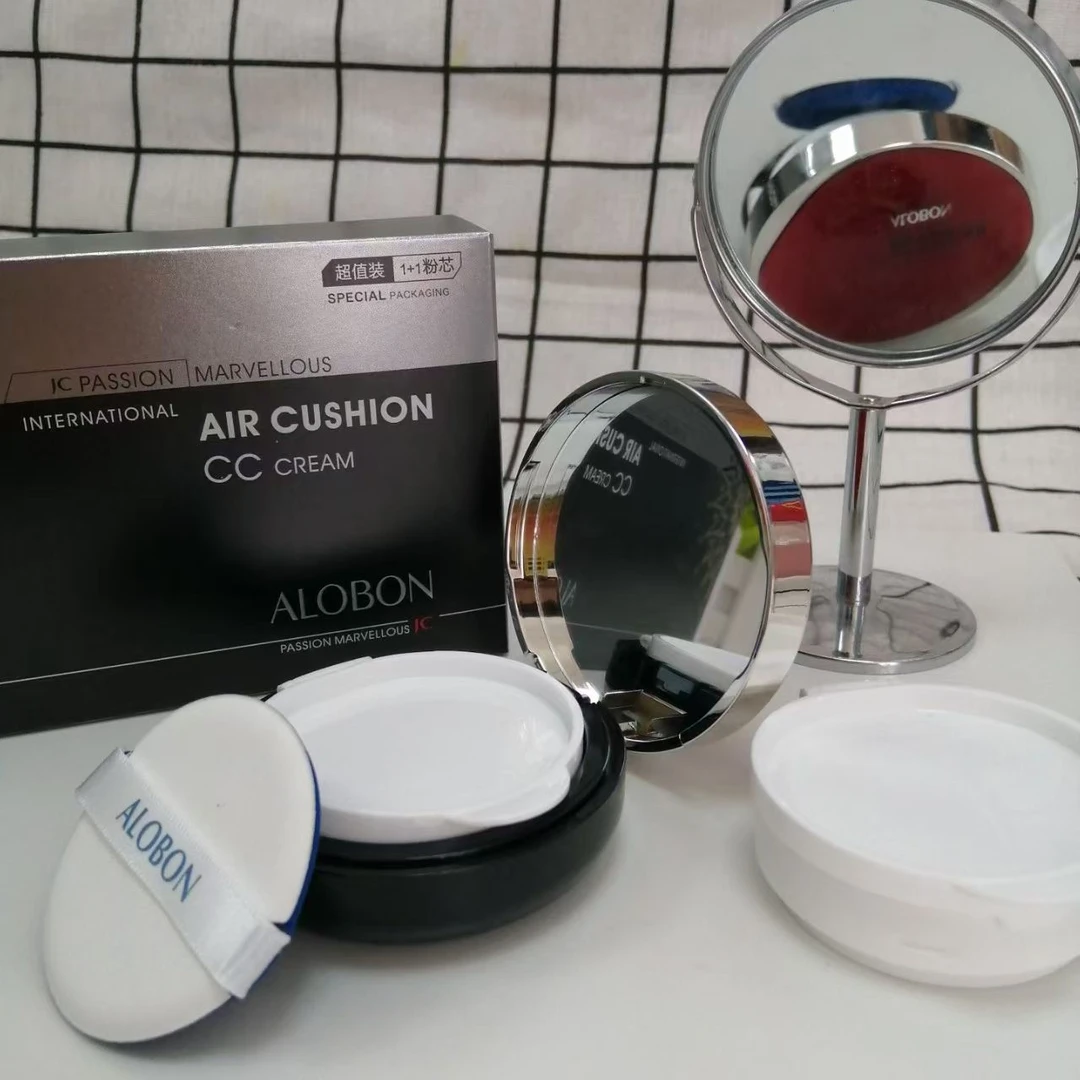 雅邦瓷滑光采气垫CC修颜霜