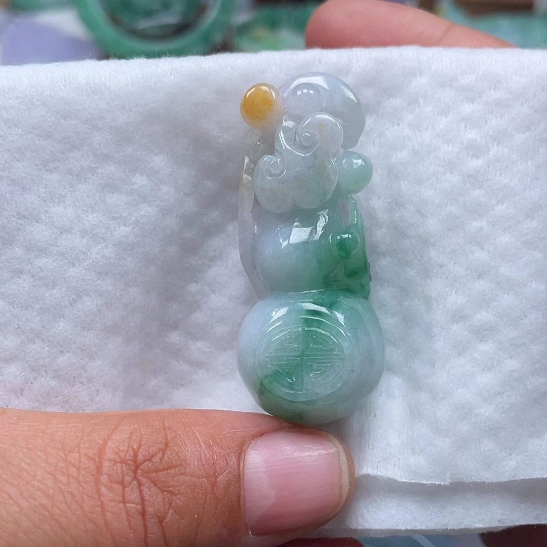 颈饰未镶嵌翡翠翡玉缘翡翠