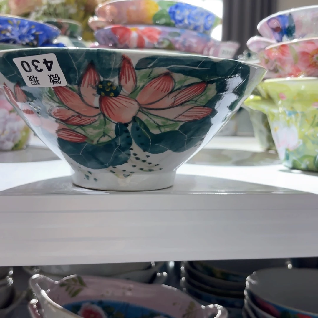 景德镇手绘高温釉下彩陶瓷茶具