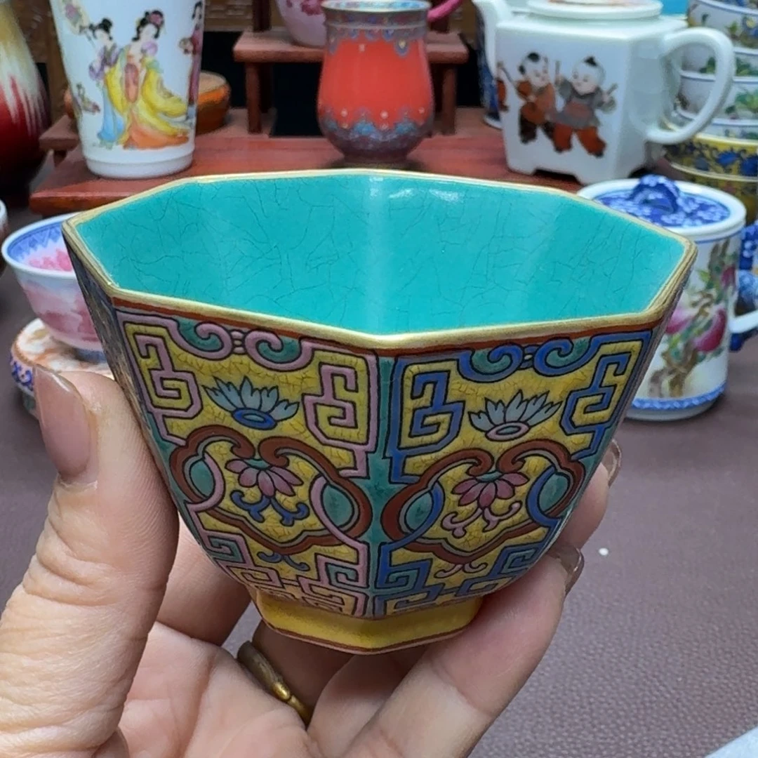 瓷片景德镇仿古手工制作精品展示