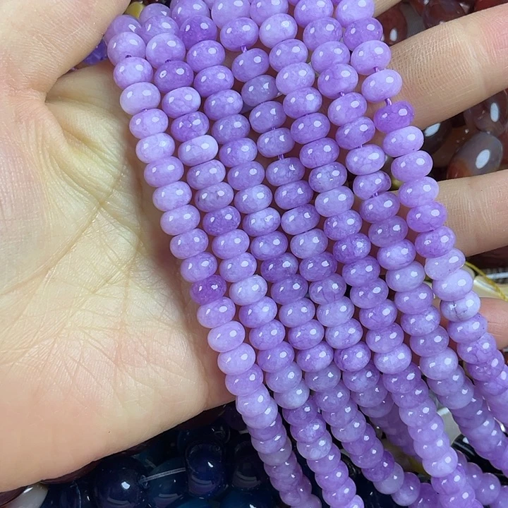 查罗石散珠合金卡8紫算珠一条