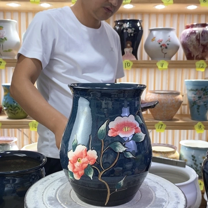 罐景德镇手工高温陶瓷
