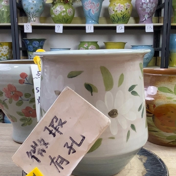 景德镇高温陶瓷花盆