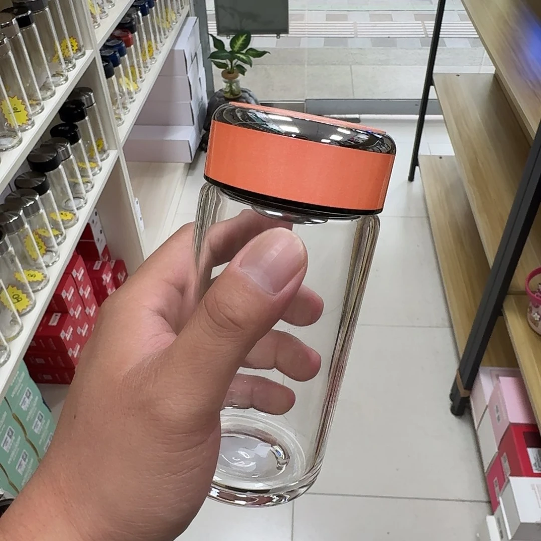 水晶玻璃盖子款9185 橙色
