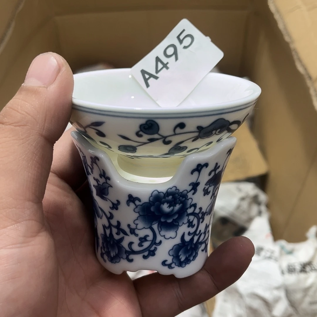 瓷片茶摆件工艺品摆件666