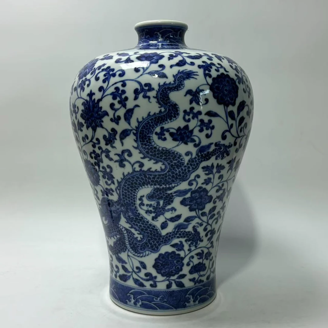 青花龙穿花卉纹梅瓶HJD2501-116