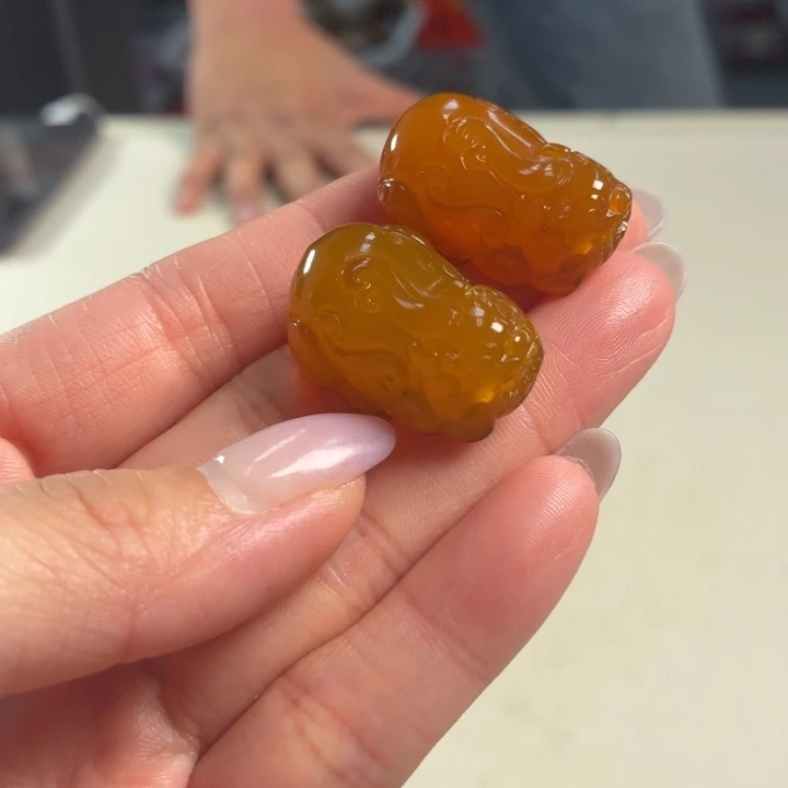 玛瑙/玉髓未镶嵌吊坠(不含链)