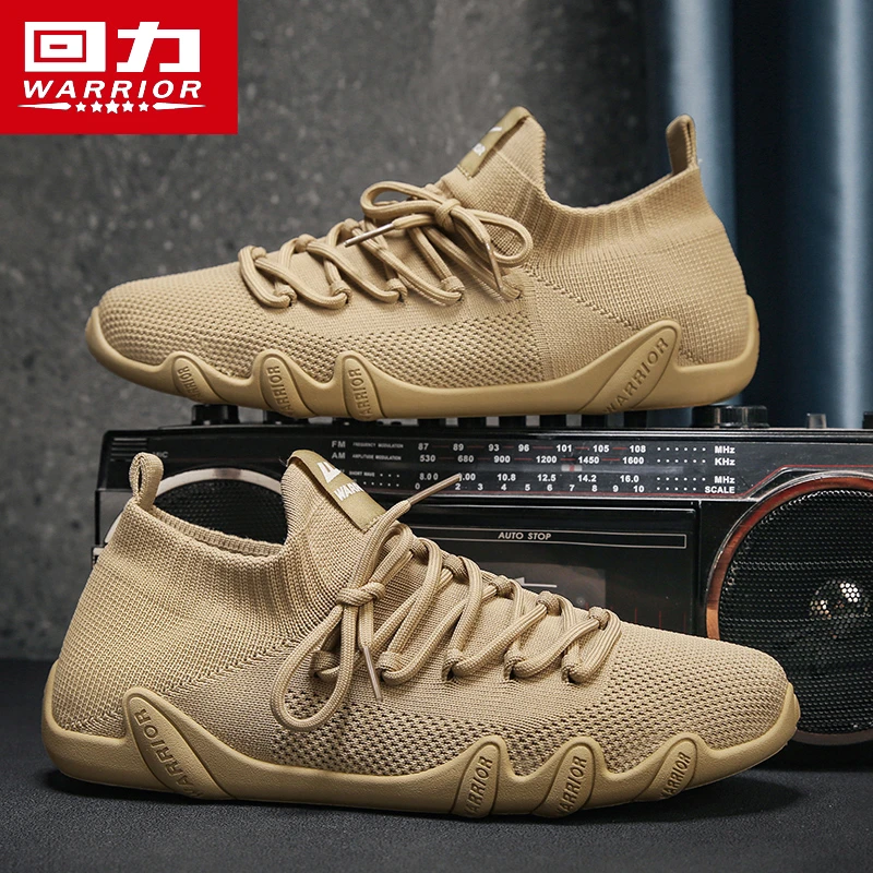 Warrior/回力男鞋百搭夏季薄款网面透气网鞋轻便跑步休闲鞋男男款