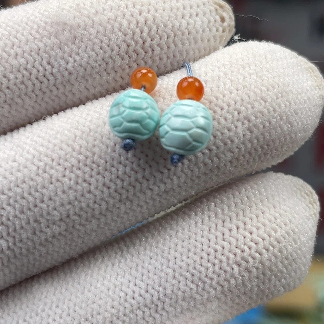 绿松石未镶嵌挂件