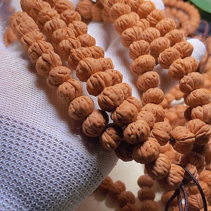手串桃核可*了龙纹桃核