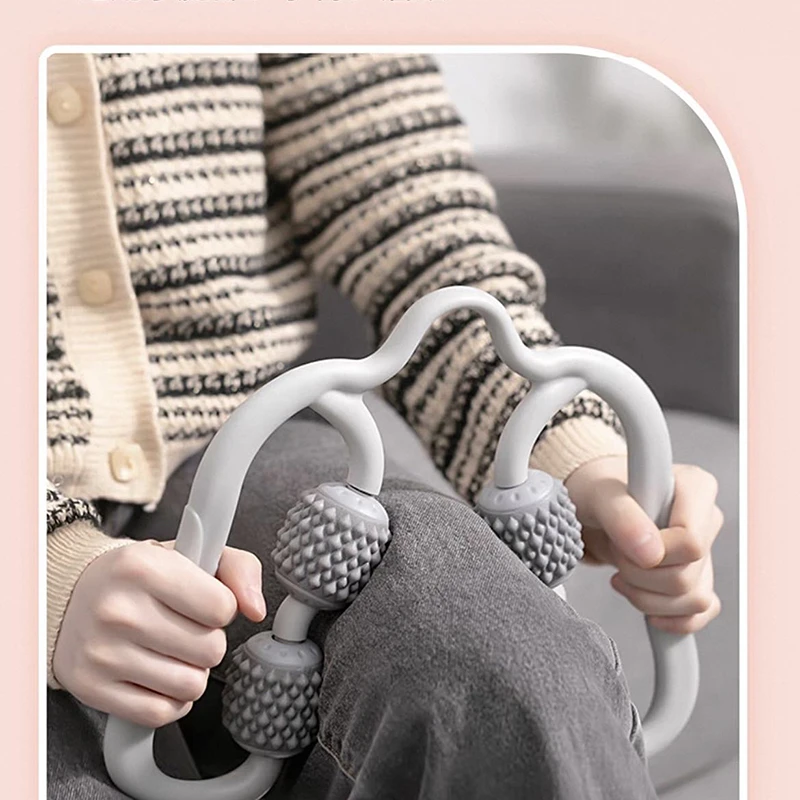 （四轮按摩器）家用便携舒缓放松腿部颈部结实耐用手握按摩器Z