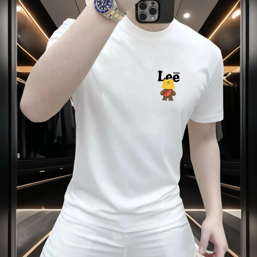 夏季ins潮牌街头宽松圆领上衣美式痞帅重磅纯棉短袖T恤青年男女款