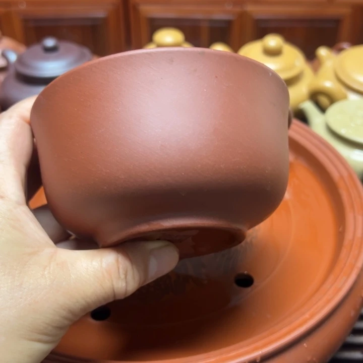 茶杯紫砂宜兴原矿清水泥