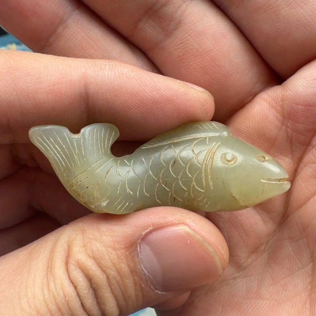 和田玉未镶嵌挂件9