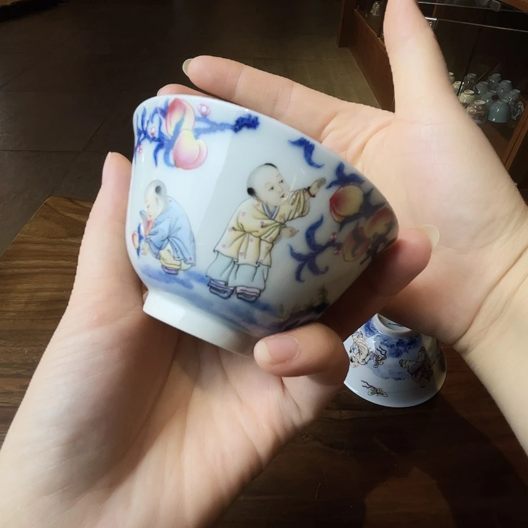 请***后陶开播宠粉福利福娃杯子