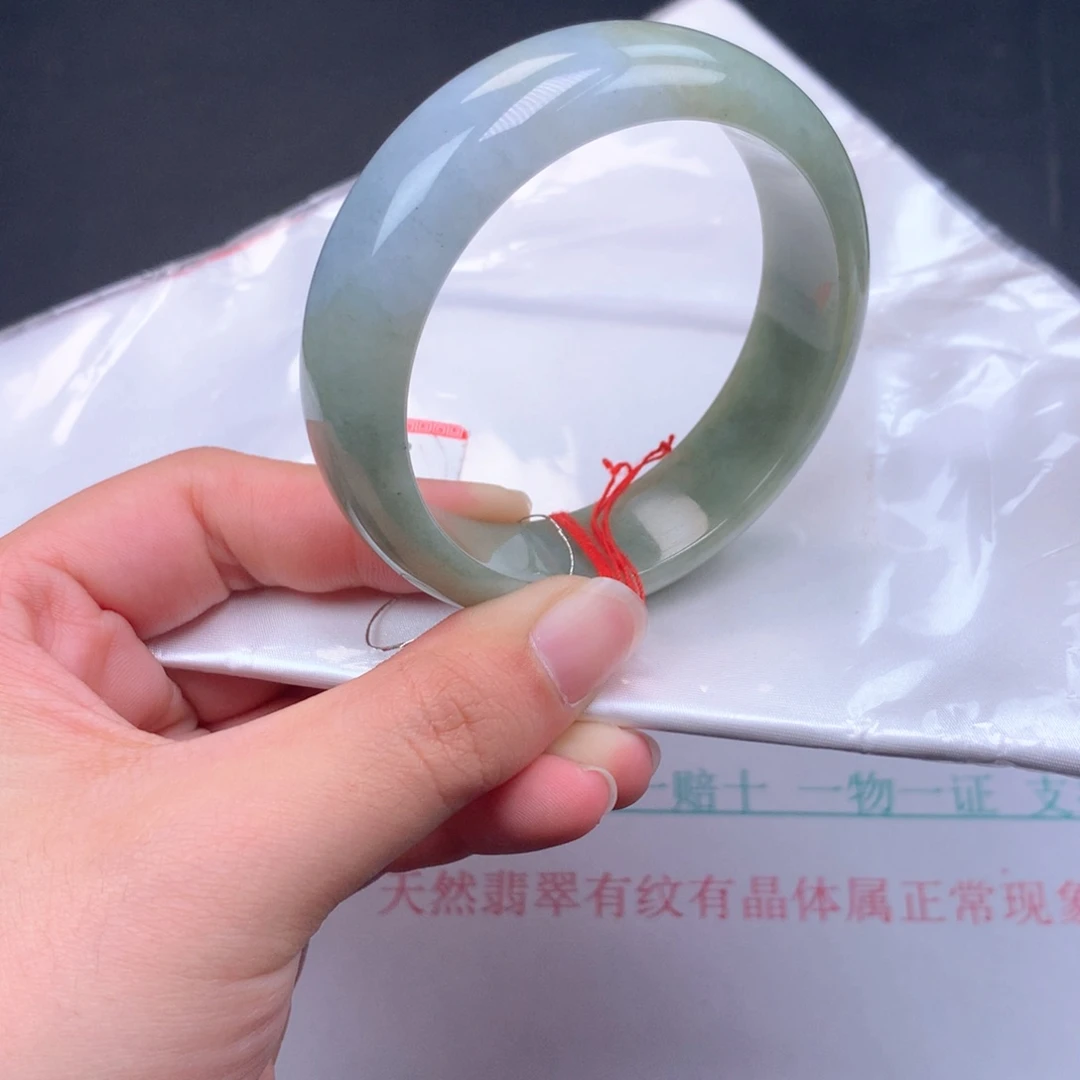 翡翠手镯未镶嵌30号55.5