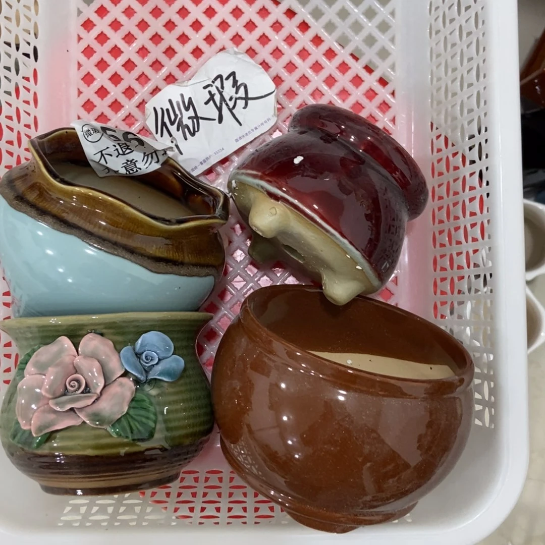 红陶陶瓷花盆凑满12米包邮